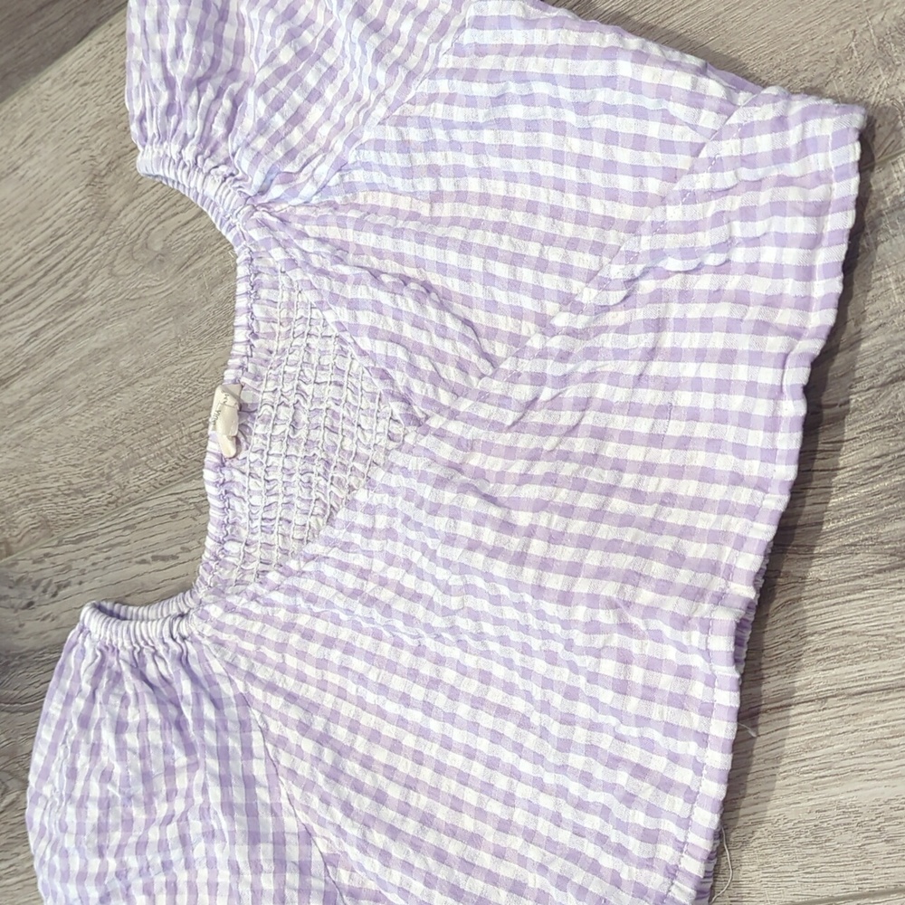 Sim&Sam Lavender Cropped Top - Picture 3 of 8